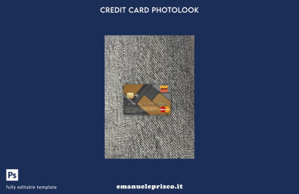 modello anteriore photolook mastercard della banca di credito del Congo stile ve
